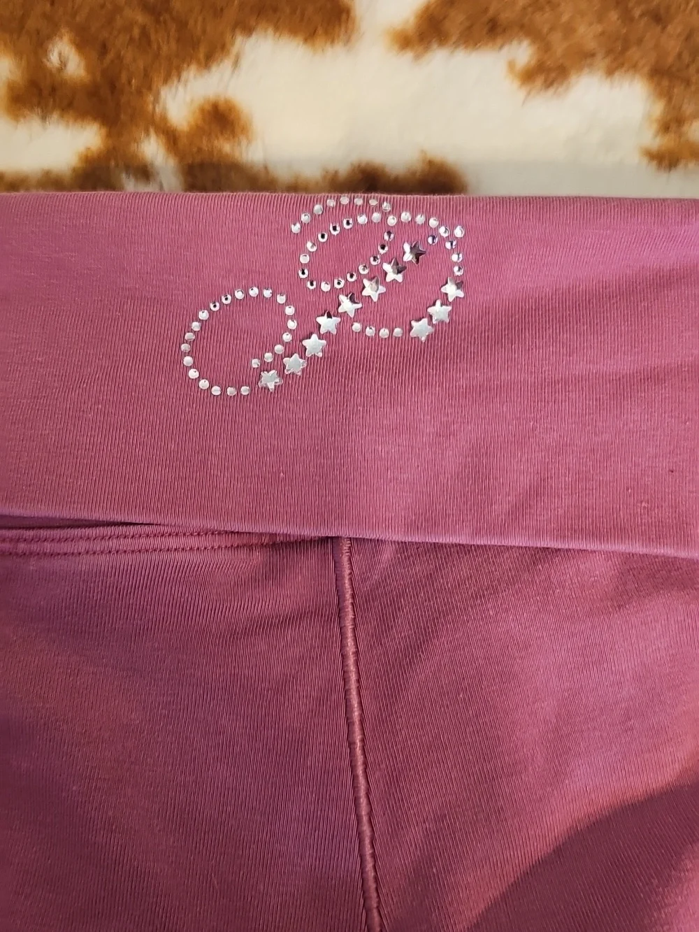 PINK Rhinestone Detail Flared Pants Size M - Picture 3 of 5